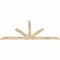 Ekena Millwork Saratoga Rough Sawn Timber Gable Bracket, Douglas Fir, 84"W x 38"H x 2"D x 4"F, 11/12 Pitch GBW084X38X0204SAR00RDF - alternate 3